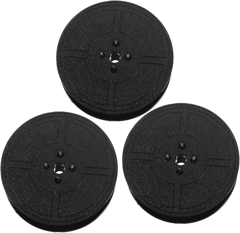 3 قطع شريط حبر أسود للآلة الكاتبة، ملف واحد بديل متوافق مع Feiyu Chang - Image 1